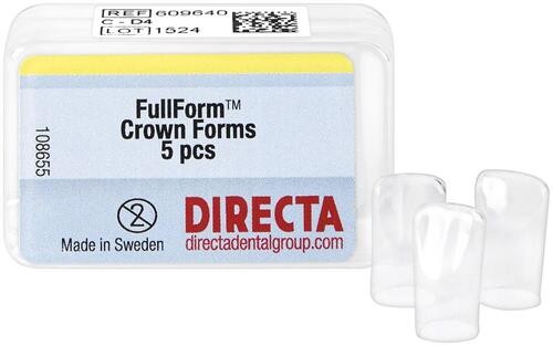 Directa 609640 FullForm Dental Crown Forms D-4 C System 5/Pk
