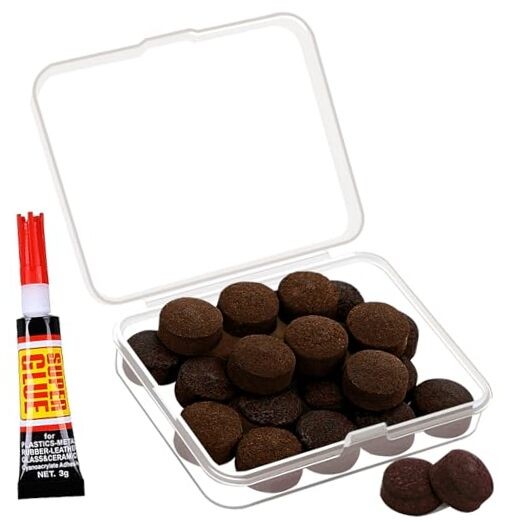 Billiard CUE Tips 13MM BROWN