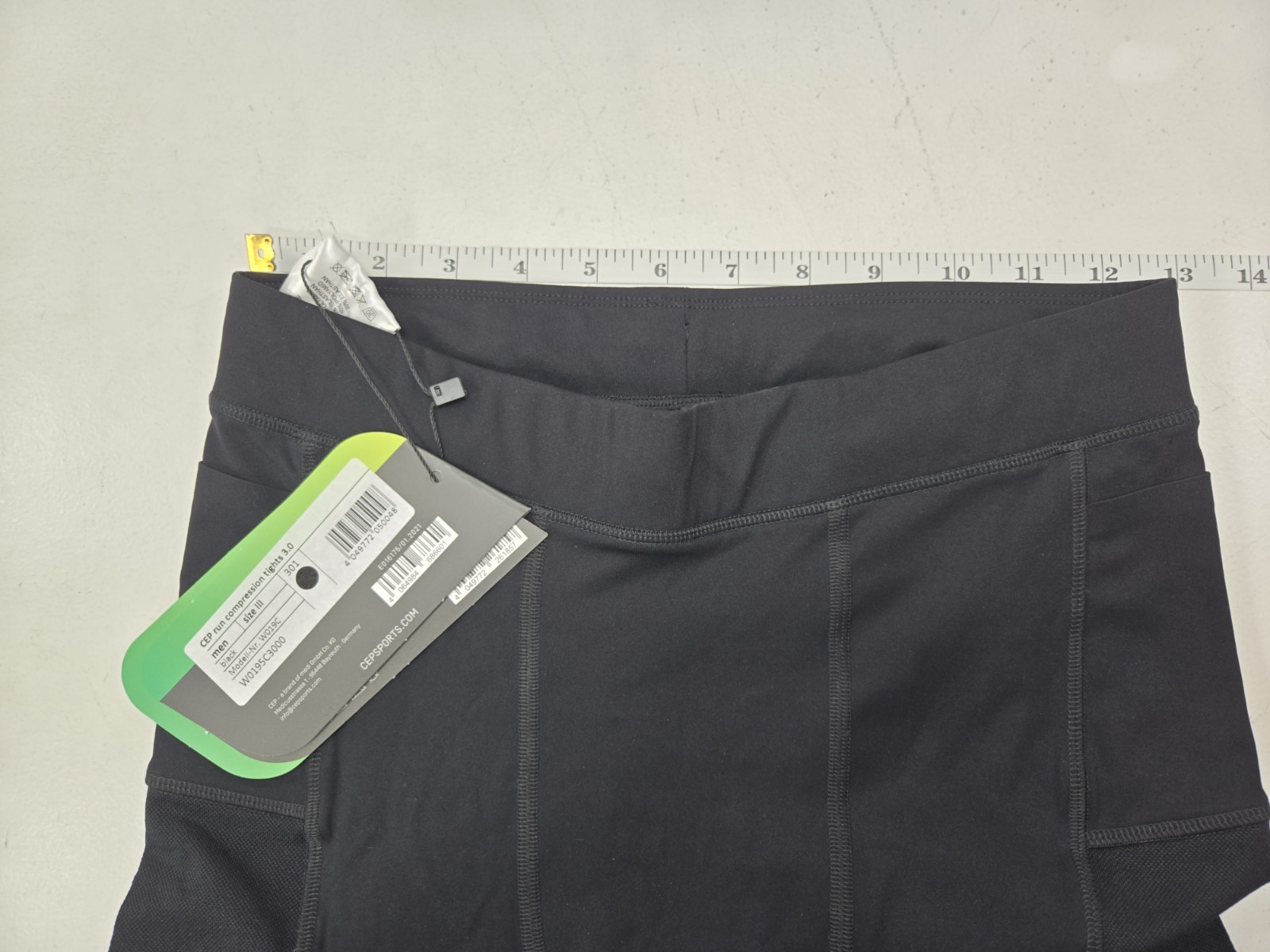 CEP Black Compression Run Tights 3.0 Size III/M Mens NEW