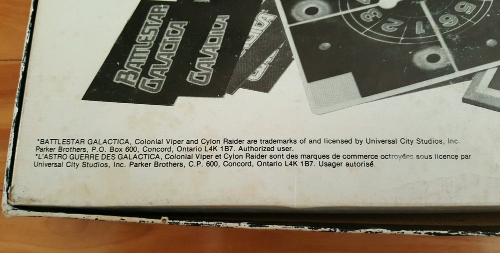 Battlestar galactica game 1978 ( canadian )