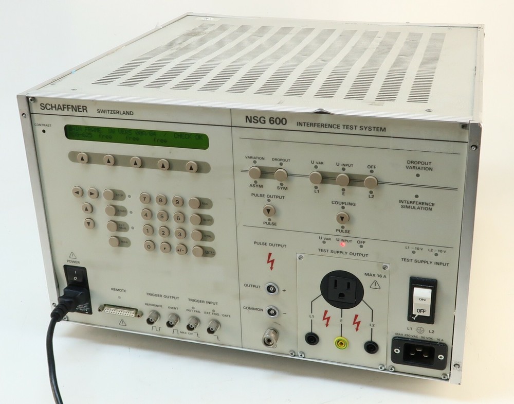 Schaffner NSG 600 Interference Test System w/ NSG 625 Fast Transient Simulator