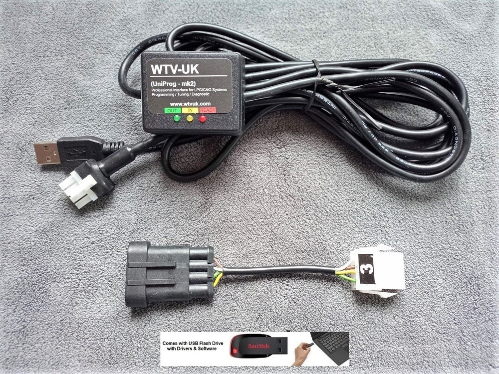Romano = LPG CNG Autogas Systems Programming Tuning Diagnostic Interface Kit