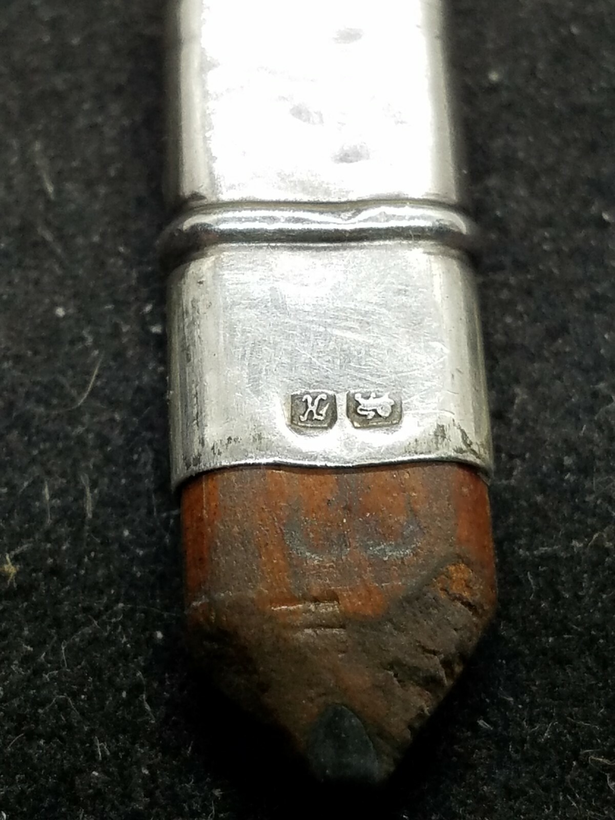 Antique Sterling Silver Marked Vest / Pendant Pencil 4.28 Grams