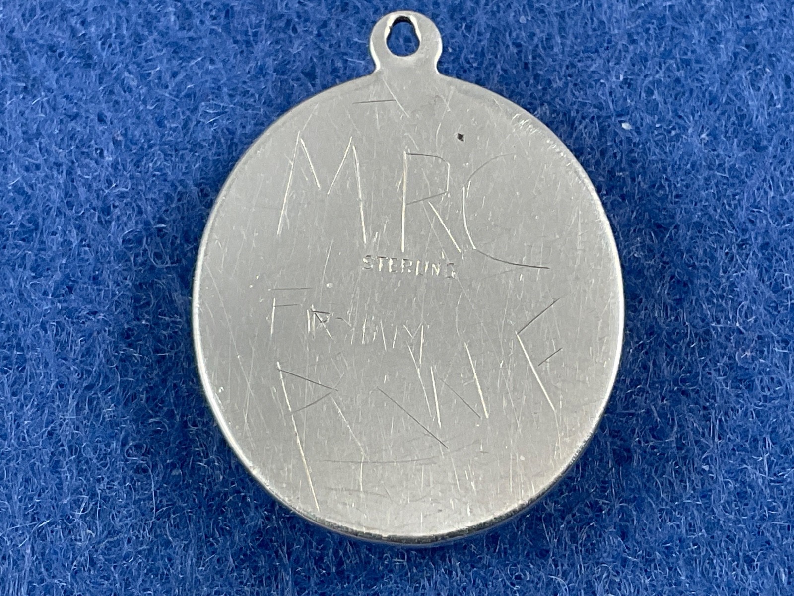 Vintage WW II Sterling Silver Navy Pilot Sweetheart Bracelet & Pendant