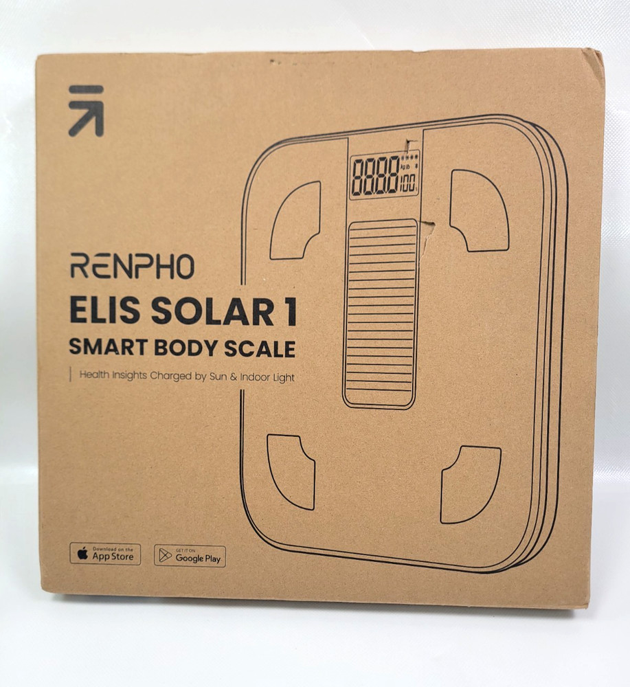 Renpho Elis Solar Smart Scale Bluetooth Body Fat BMI Analyzer