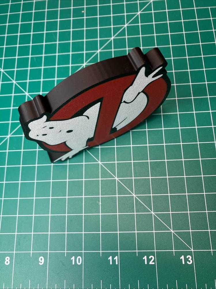 3D Printed GhostBusters No Ghost Sign Wall Display Logo Fan Art