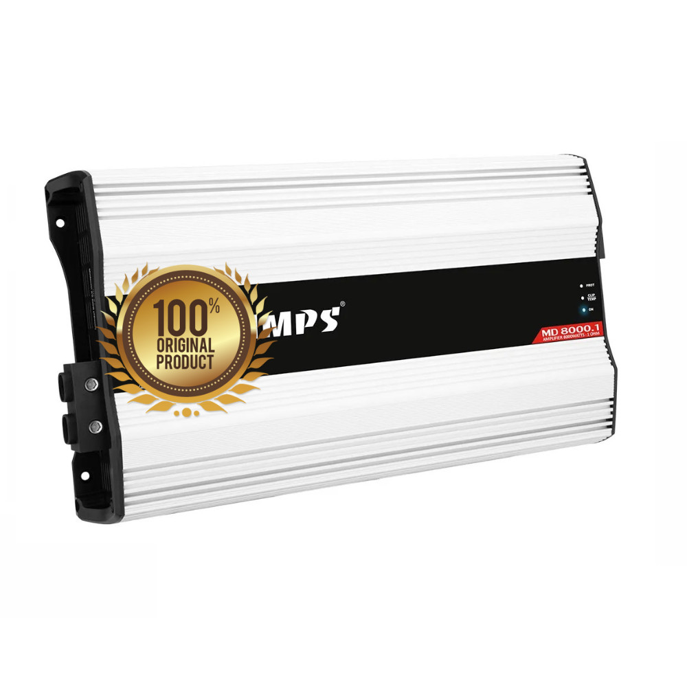 Taramps MD 8000.1 1 Ohm Amplifier 8000 Watts RMS Class D 1 Channel