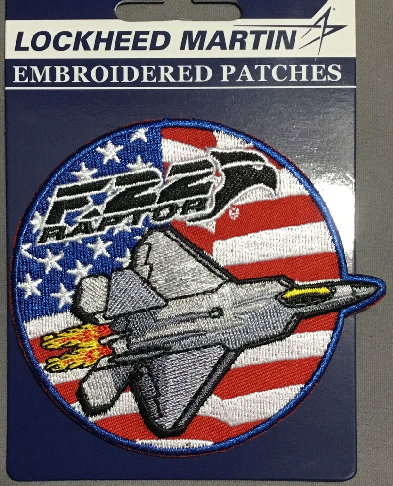 Lockheed Martin F-22 Raptor Air Force fighter patch