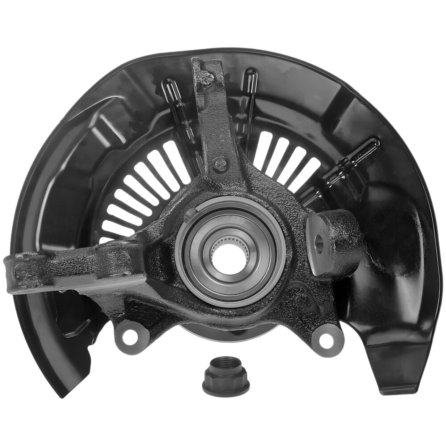 Front Right Knuckle + Wheel Hub Bearing for Lexus RX350 RX450h Toyota Highlander