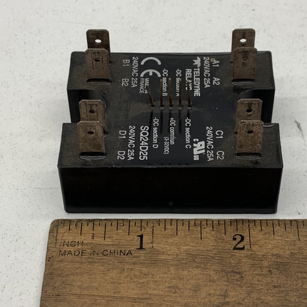 Teledyne SQ24D25 Solid State Relay 25A 240VAC