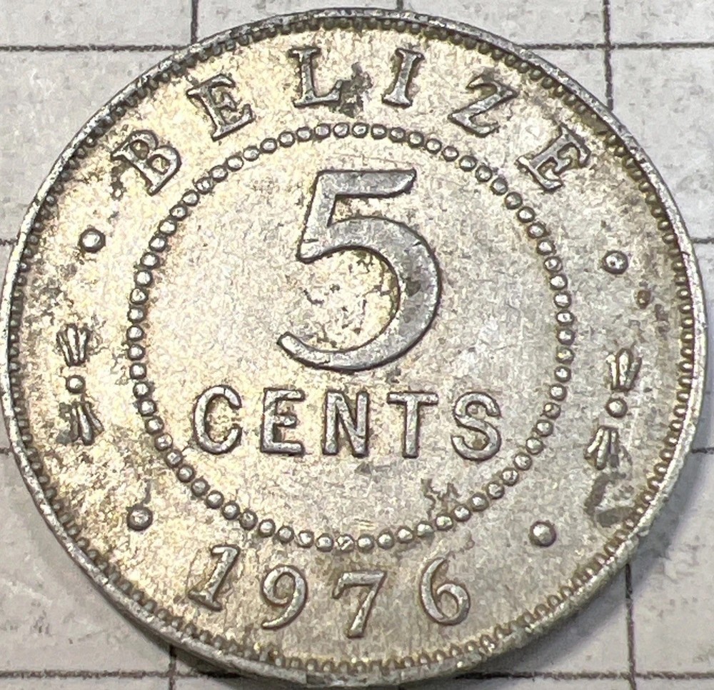1976 Belize 5 Cents