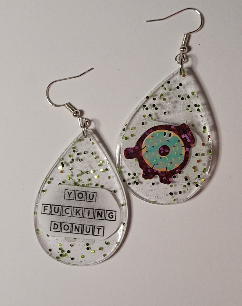 Gordan Ramsay Quote Earrings
