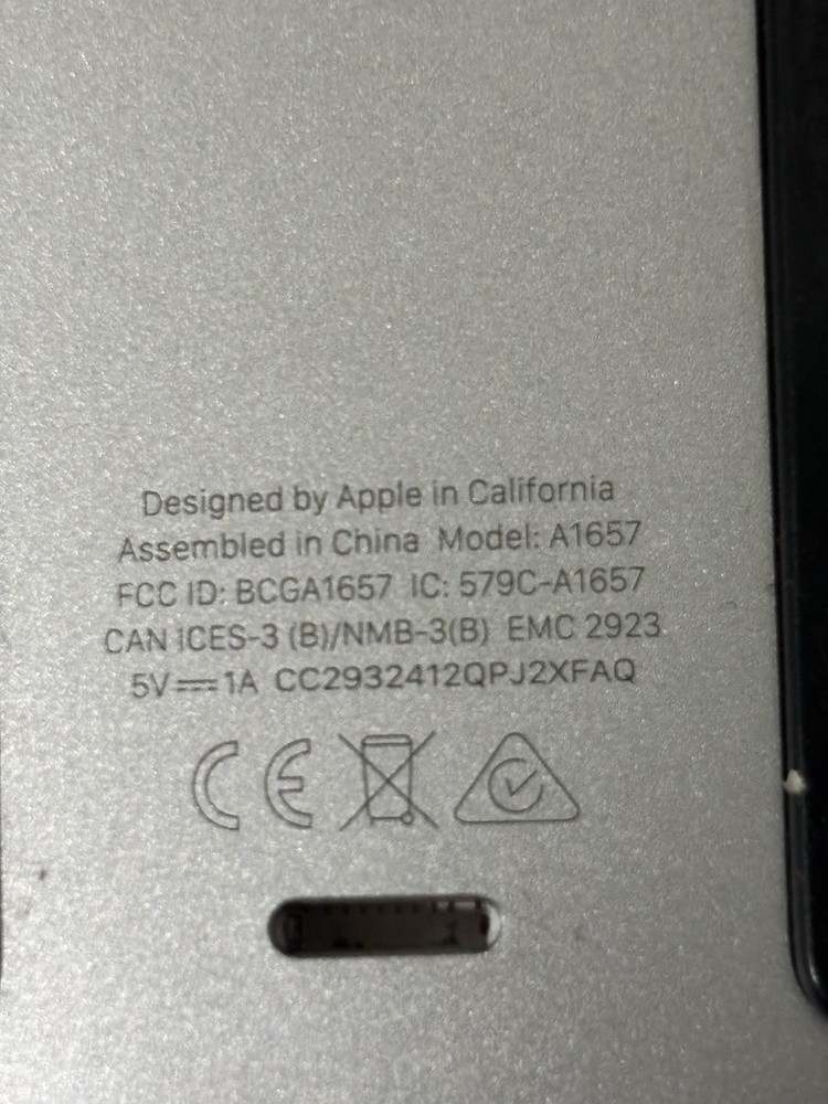 Wireless Apple Mouse 2 & Wireless Keyboard 2 Bundle A1657 A1644 Tested Works