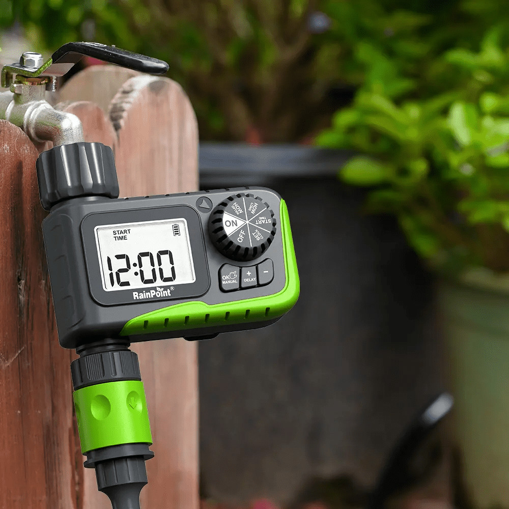 Rainpoint 1-Zone Water Timer Model ITV105 Water Saving Outdoor 3/4" Hose Timer