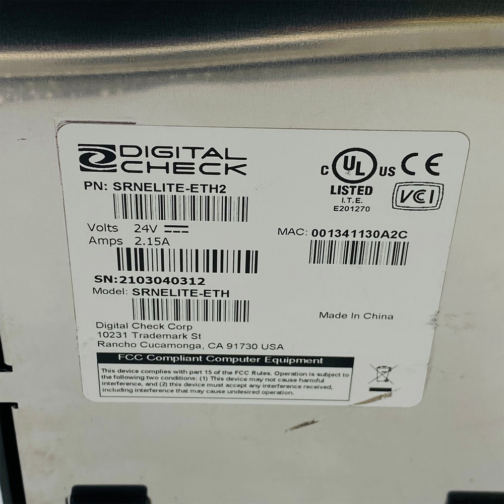 Digital Check ReceiptNOW Elite SRNELITE-ETH2 Thermal Receipt Printer LAN USB
