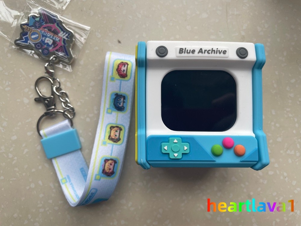 Official Blue Archive CUBE FACE LCD Touch Screen Wireless Bluetooth Earphones