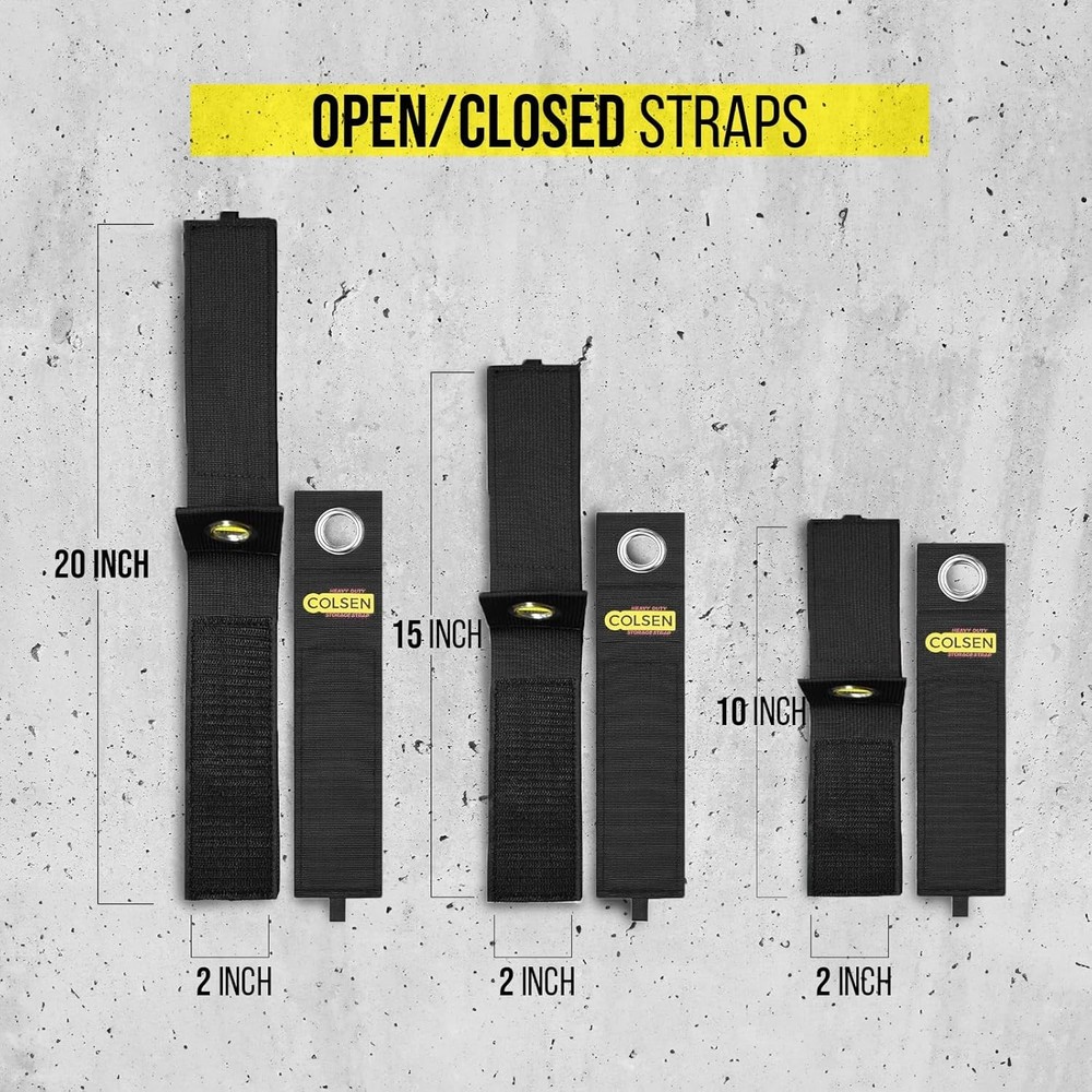 6 Pack Heavy Duty Storage Straps Cable Organizer RV