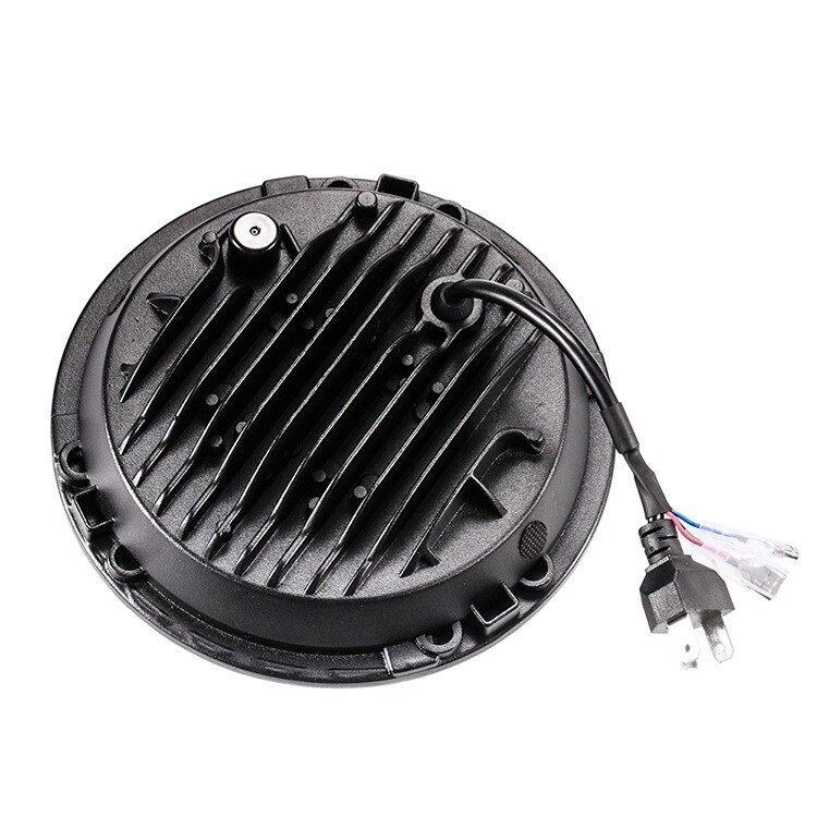 Motorcycle Accessories Modified LED Front Headlight Suitable for Harley 7 Inches