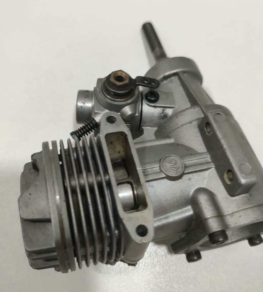 OS Max 46 FX Nitro Airplane Engine For Repairs. Good Compression. OS Engine 46FX