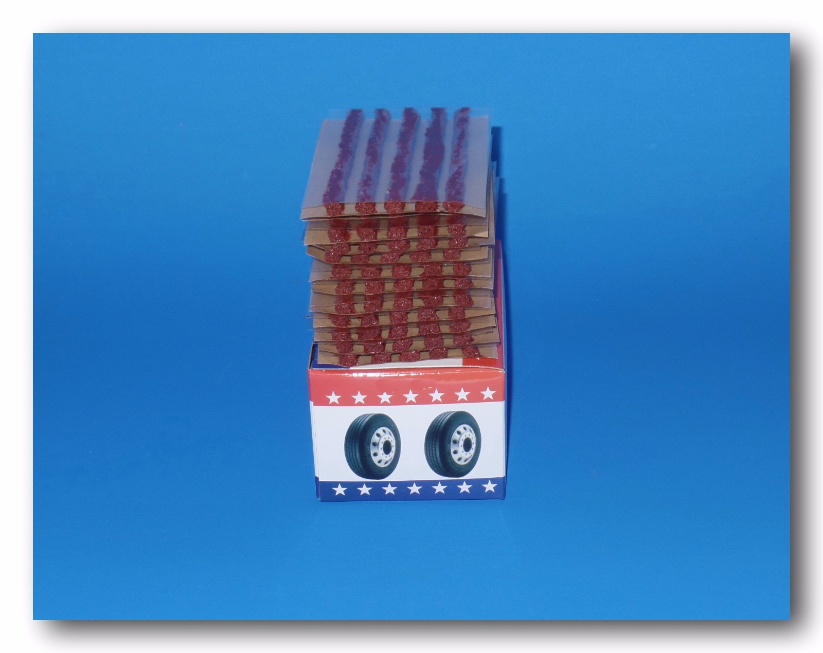 Box of 50 plugs. Self Vulcanizing Tubeless Tire Repair Brown Plugs 4"