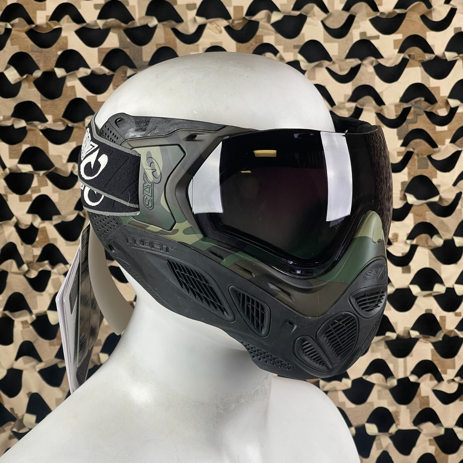 NEW Sly Paintball Mask Profit Series - Woodland Camo