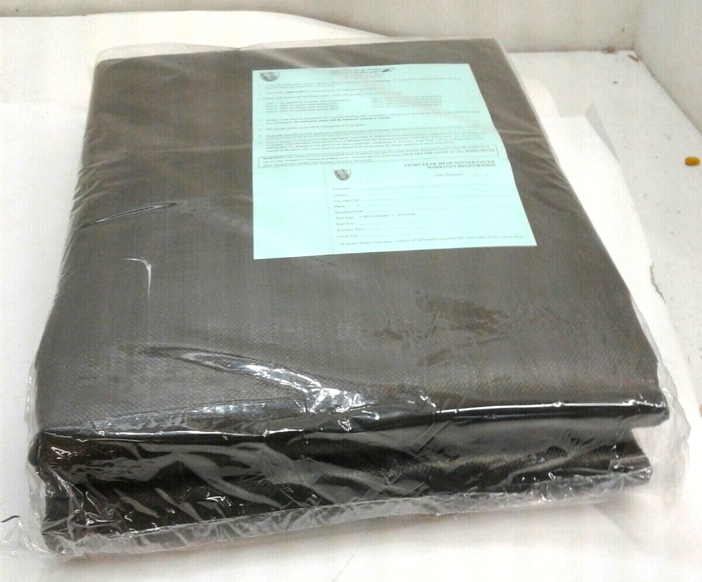 Arctic Armor WC650 Pool Cover 17' x 25' Rectangular Rugged Mesh (12'x20') Pool