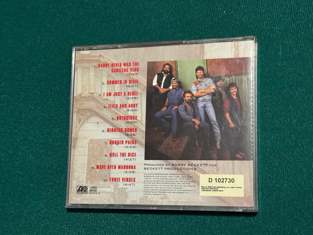 Confederate Railroad Signed/Autographed CD "Notorius"