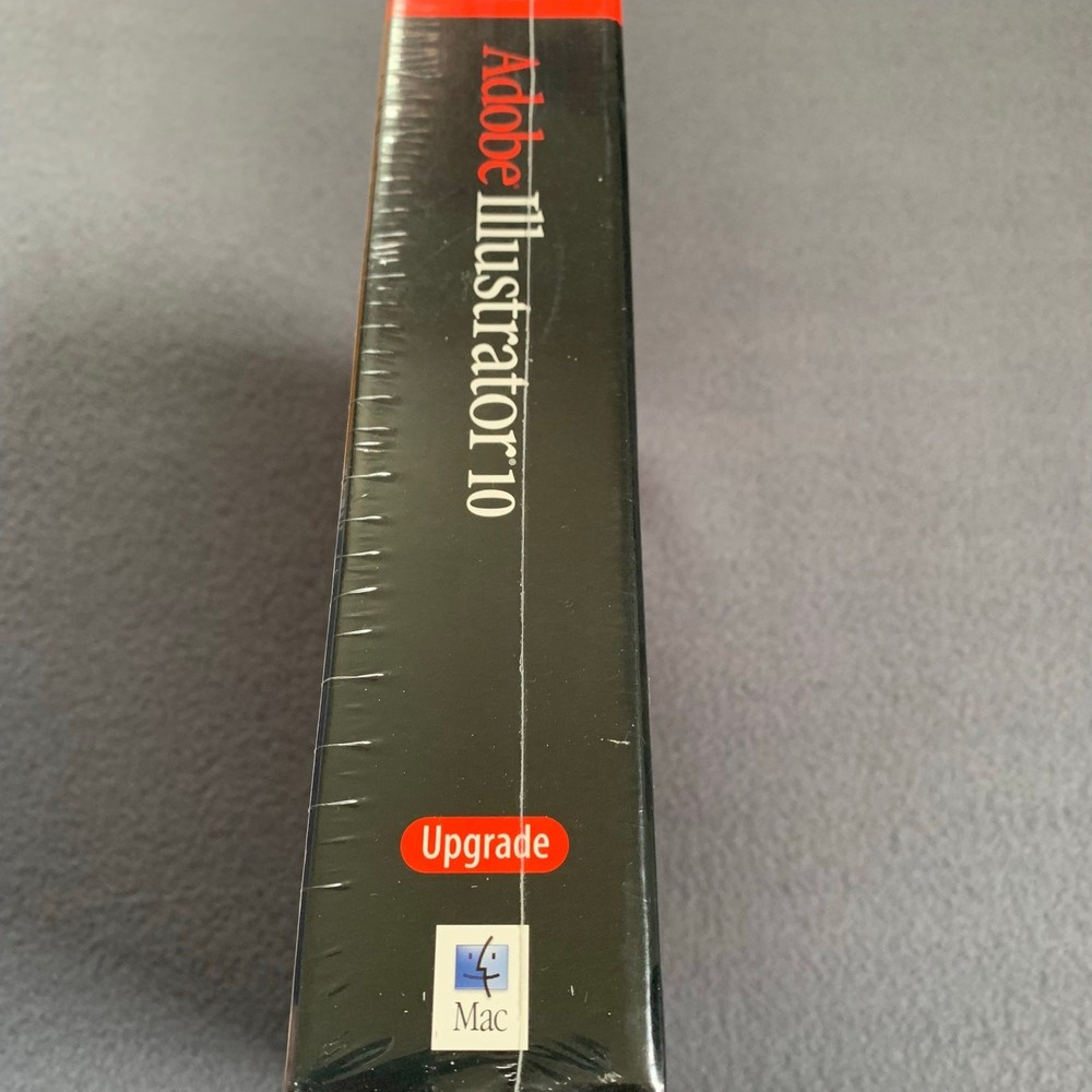 New/Sealed Adobe Illustrator 10 Upgrade Vector Graphic Software MAC