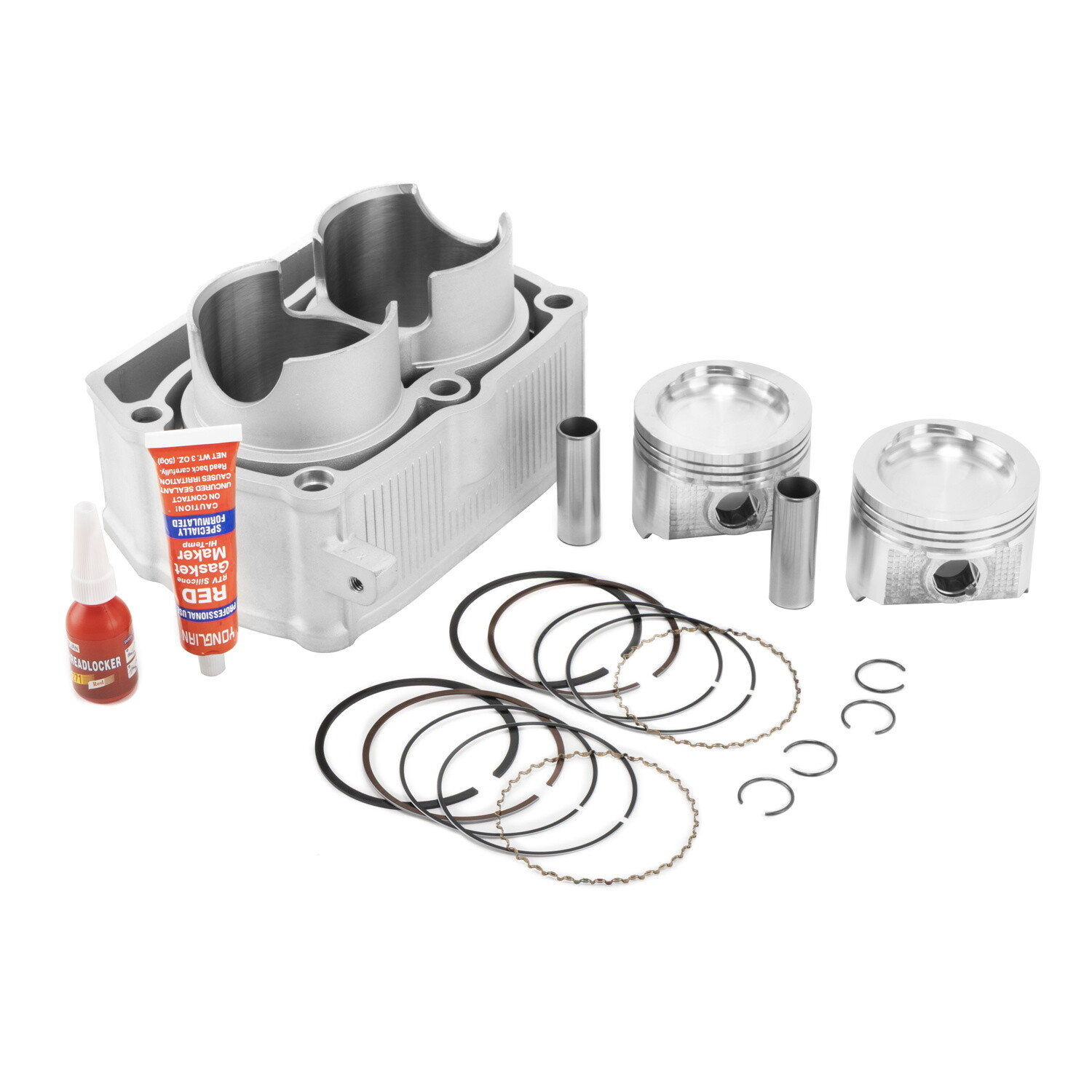 Cylinder Piston Ring Rebuild Kit For Polaris Ranger XP 700 4X4 2005 2006-2008