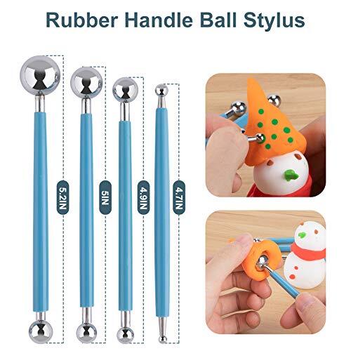 25 Pcs Pottery Tool Kit Polymer Clay Tools Modeling Clay Sculpting Tools Kit