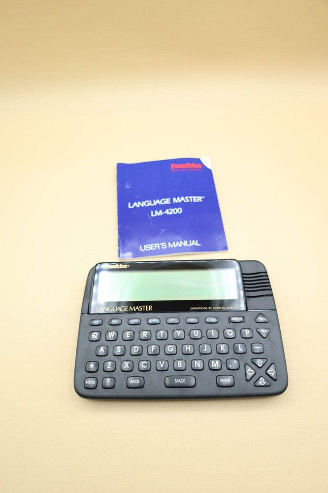 Franklin Language Master LM-4200 Dictionary Thesaurus- Not working