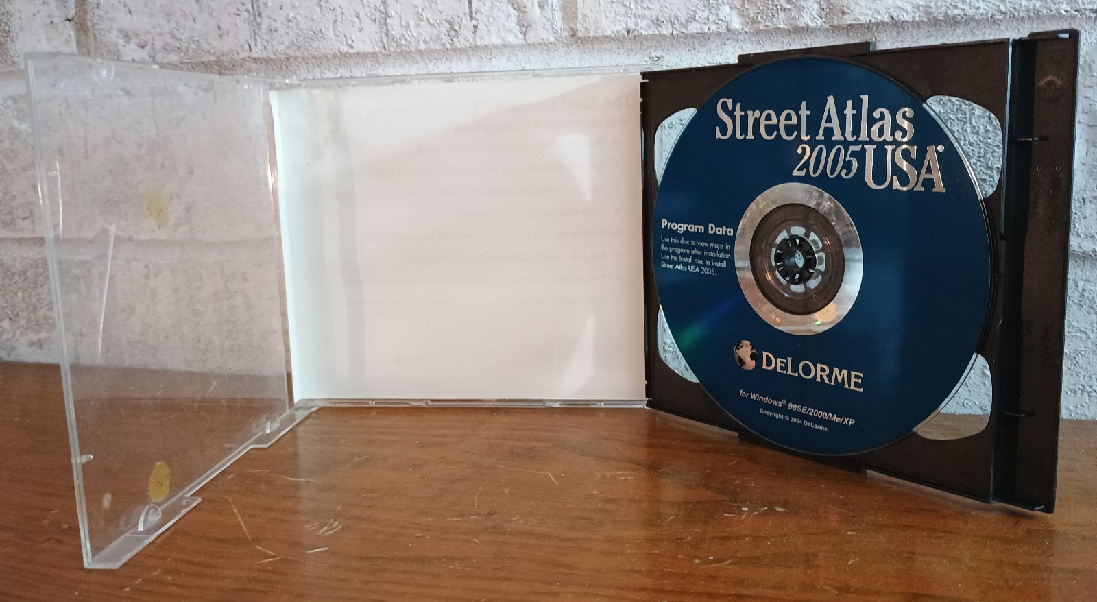 DeLorme Mapping Street Atlas USA 2005 - 1 of 2 CDs, Original Case - Please Read