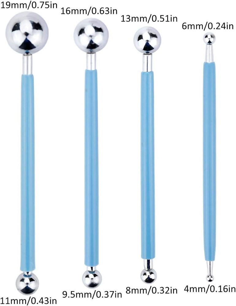 Complete 19-Piece Dotting Tools for Mandala Art - Includes Tote for Easy Storage