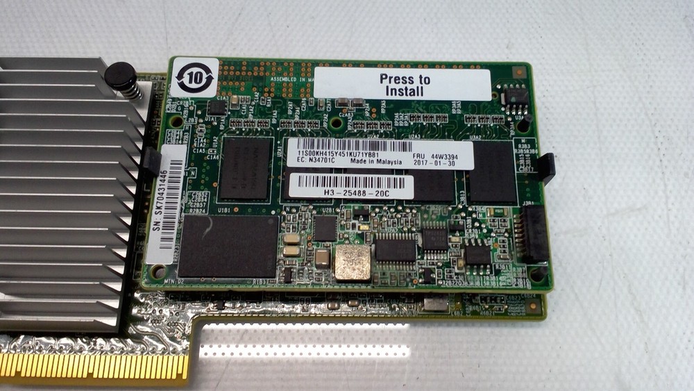 IBM 46C9111 ServeRAID M5210 12 Gb/s 1GB Cache RAID Controller (Low Profile)