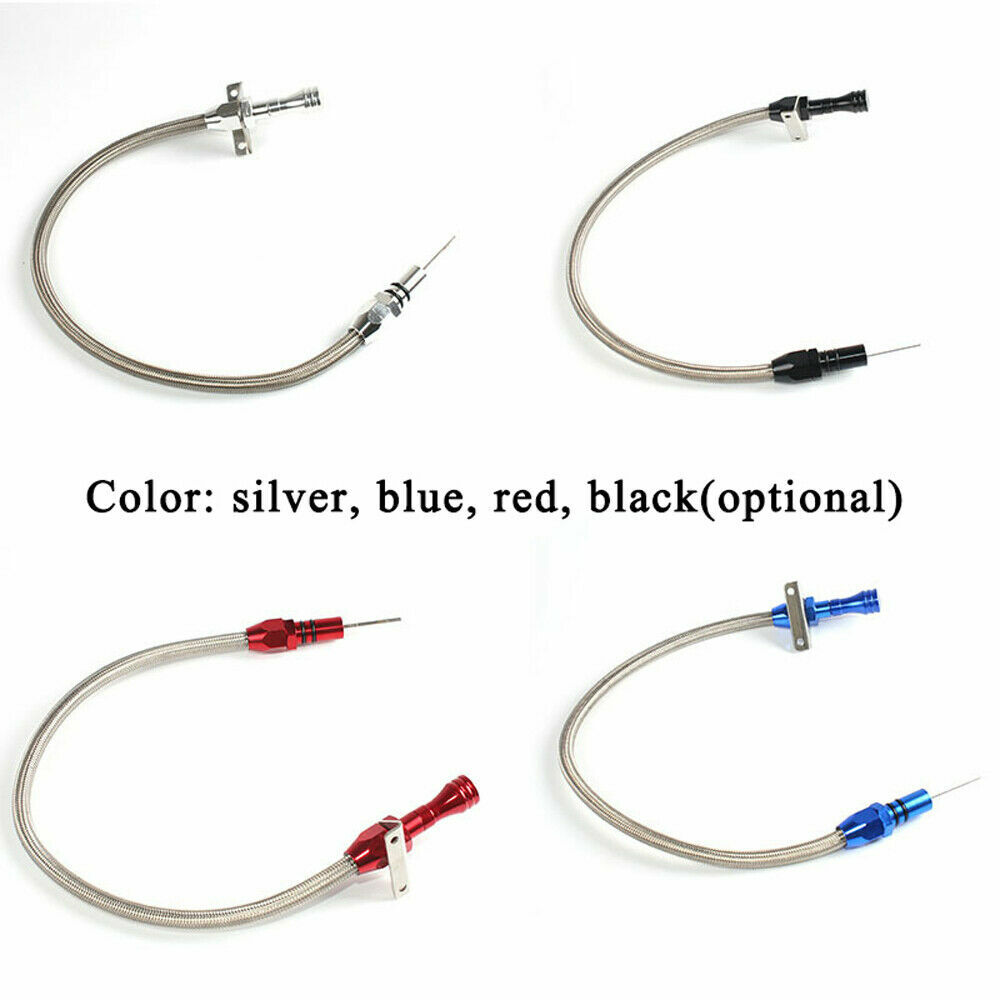 For CHEVY/GM 4L60E FLEXIBLE TRANSMISSION DIPSTICK - FIREWALL MOUNT