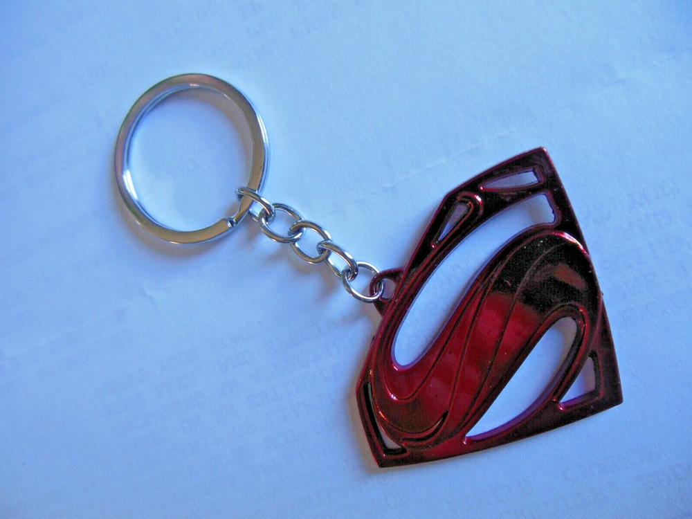 SUPERMAN ** Keychain **LARGE SIZE** Free Shipping**
