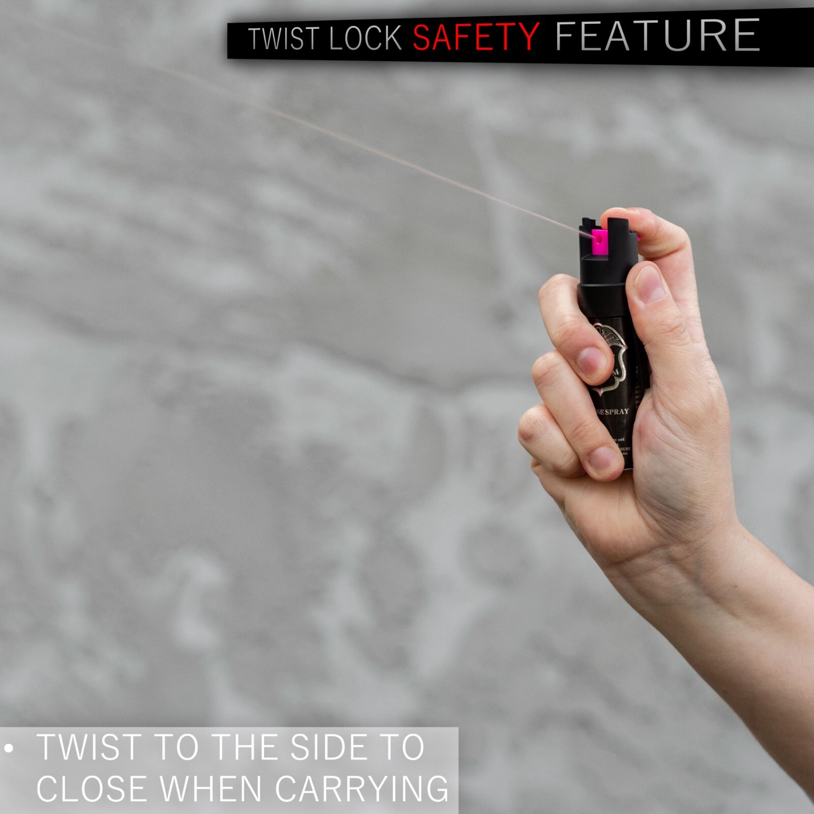 2 Police Magnum pepper spray .75oz HP pocket clip defense security protection