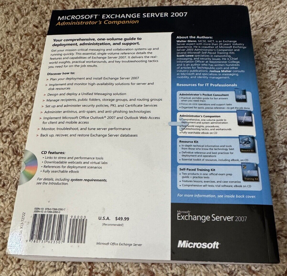 Microsoft Exchange Server 2007 Administrator's Companion