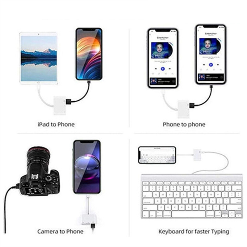 TF/SD Card Adapter Camera Reader Camera Android Type-c For iPhone15 Pro Max LOT