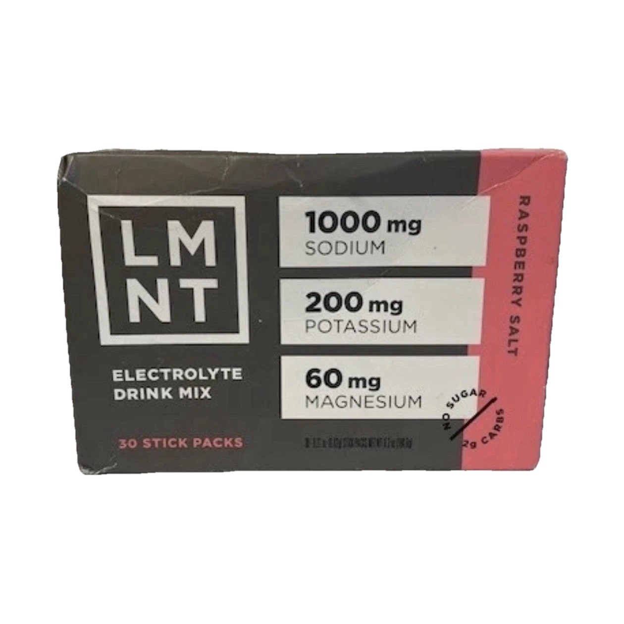 LMNT Electrolyte Drink Mix - Raspberry Salt - 30 Stick Packs - Sugar-Free, Vegan