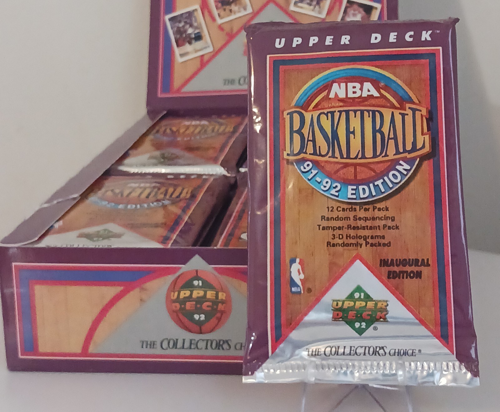 1991-92 Upper Deck Basketball Pack Inaugural Edition Factory Sealed Jordan Holos