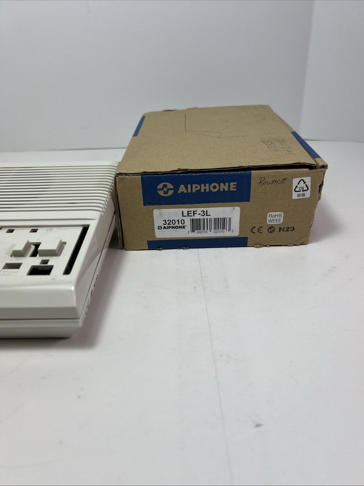 Aiphone 3-Call Master Station Audio Intercom LEF-3L Works No Insert- BK08