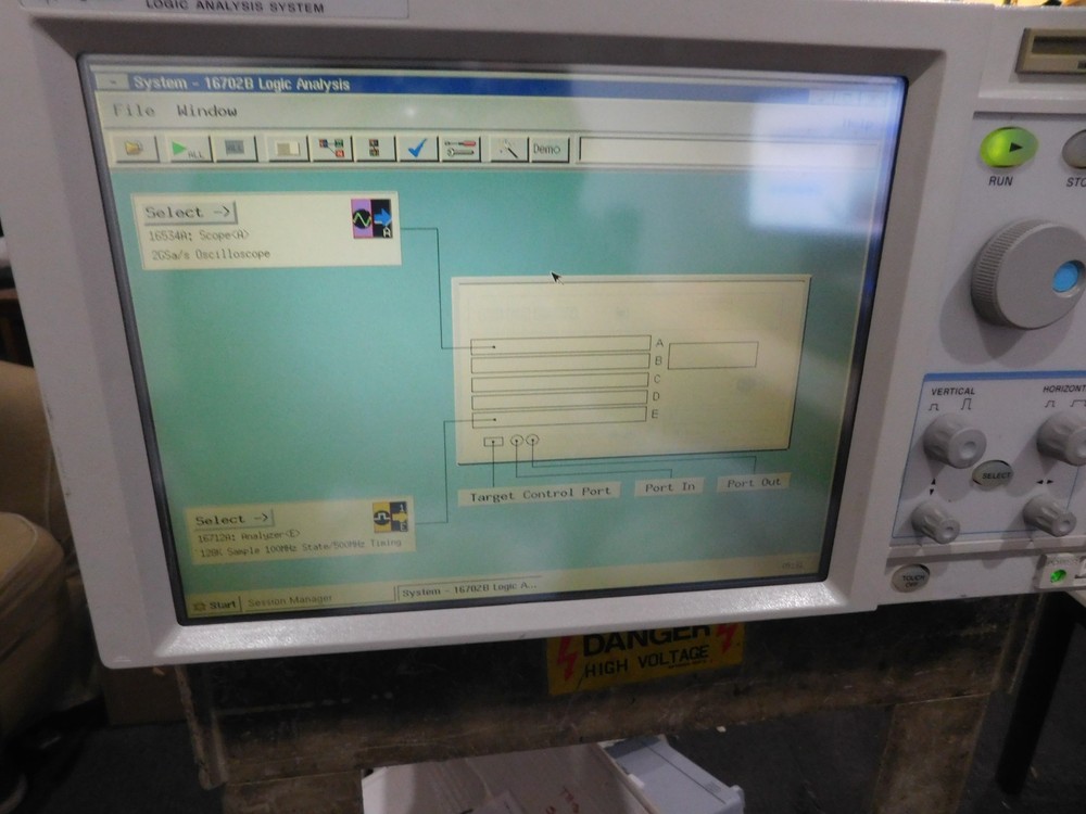 Agilent Model: 16702B Logic Analyzer with HP: 16534A