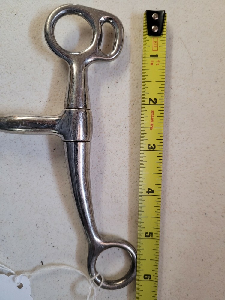 Partrade Short Shank Snaffle - 4.5" size