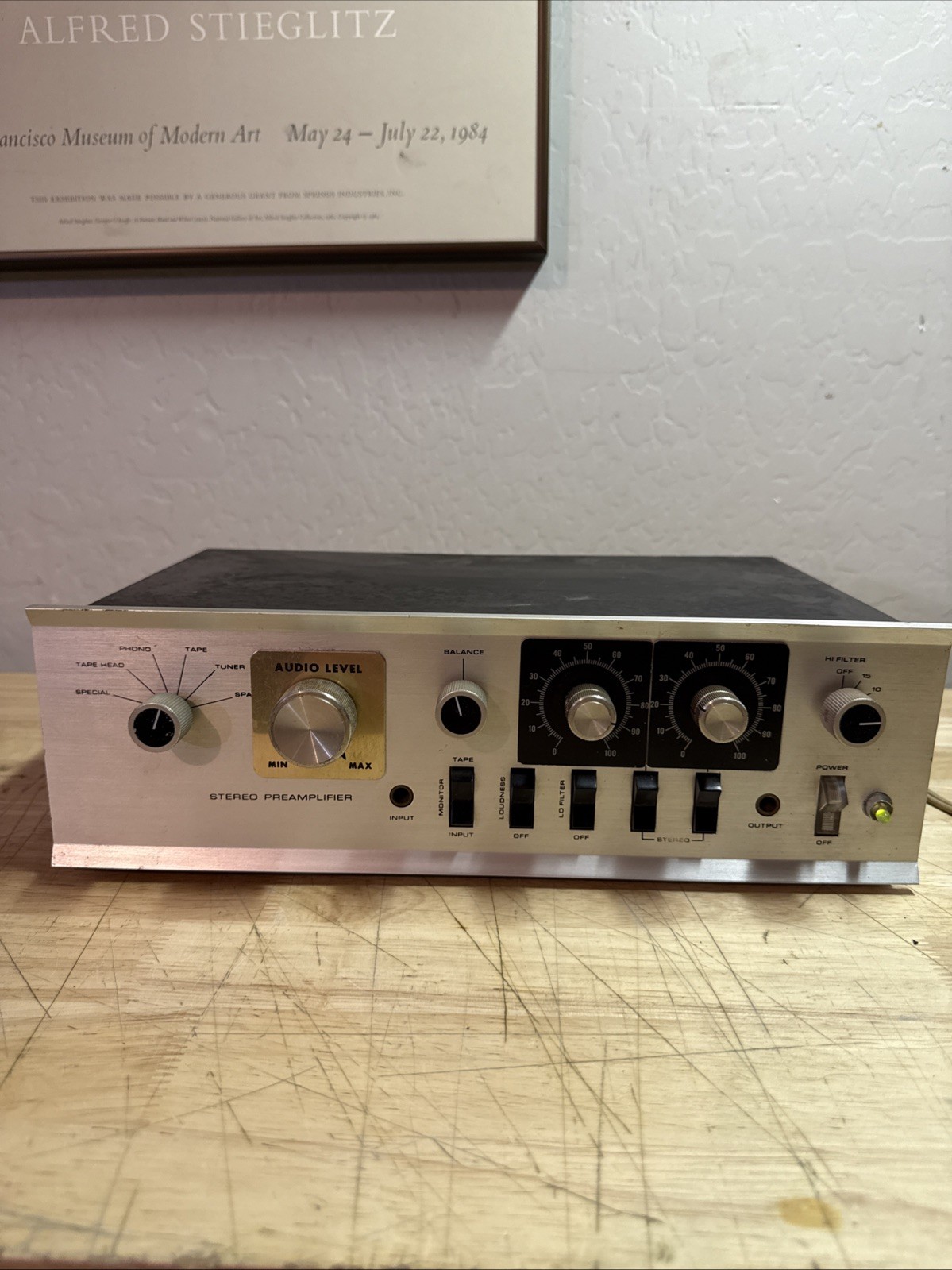 VINTAGE DYNACO PAT-4 STEREO PREAMPLIFIER POWERS ON UNTESTED AS-IS
