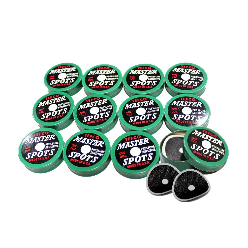 Tefco Master Pool Table Spot - Box Set of 144 - (12 Tins) - 059-10