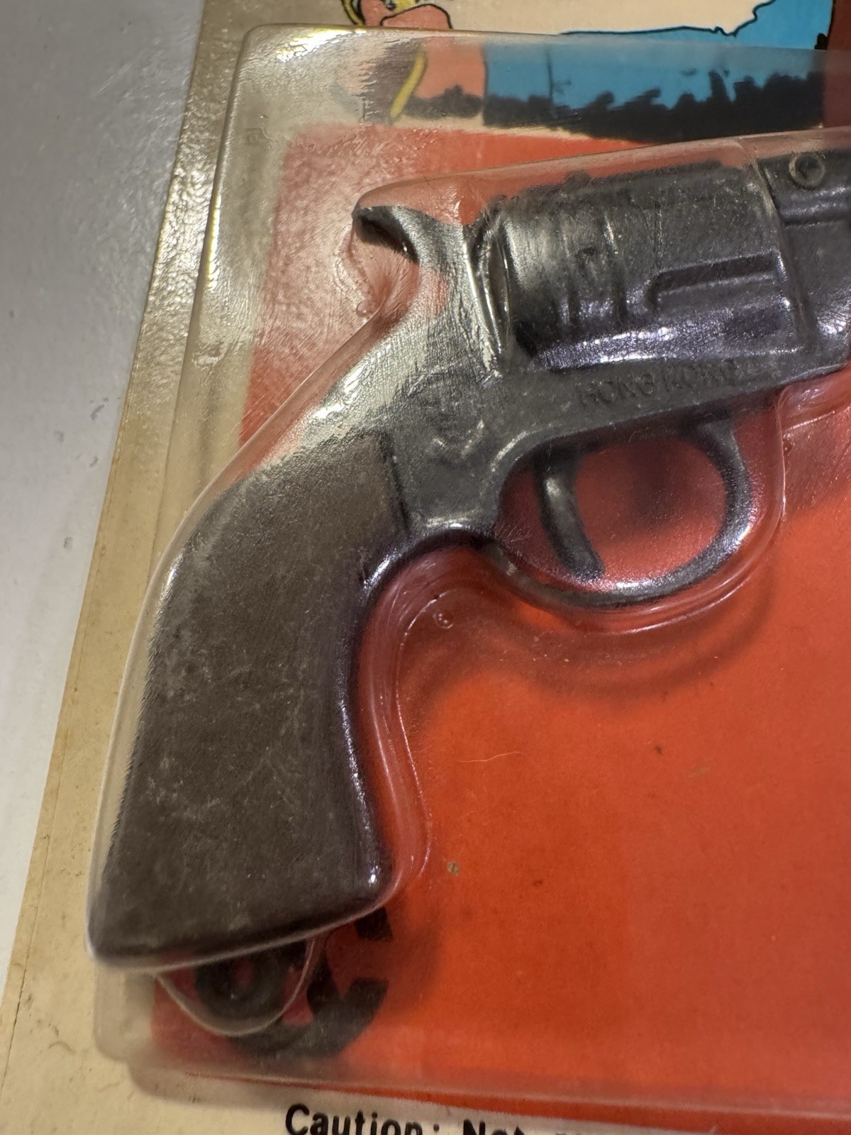 Vintage Die Cast Cowboy Cap Toy Hong Kong MOC Carded No.5003 Toy