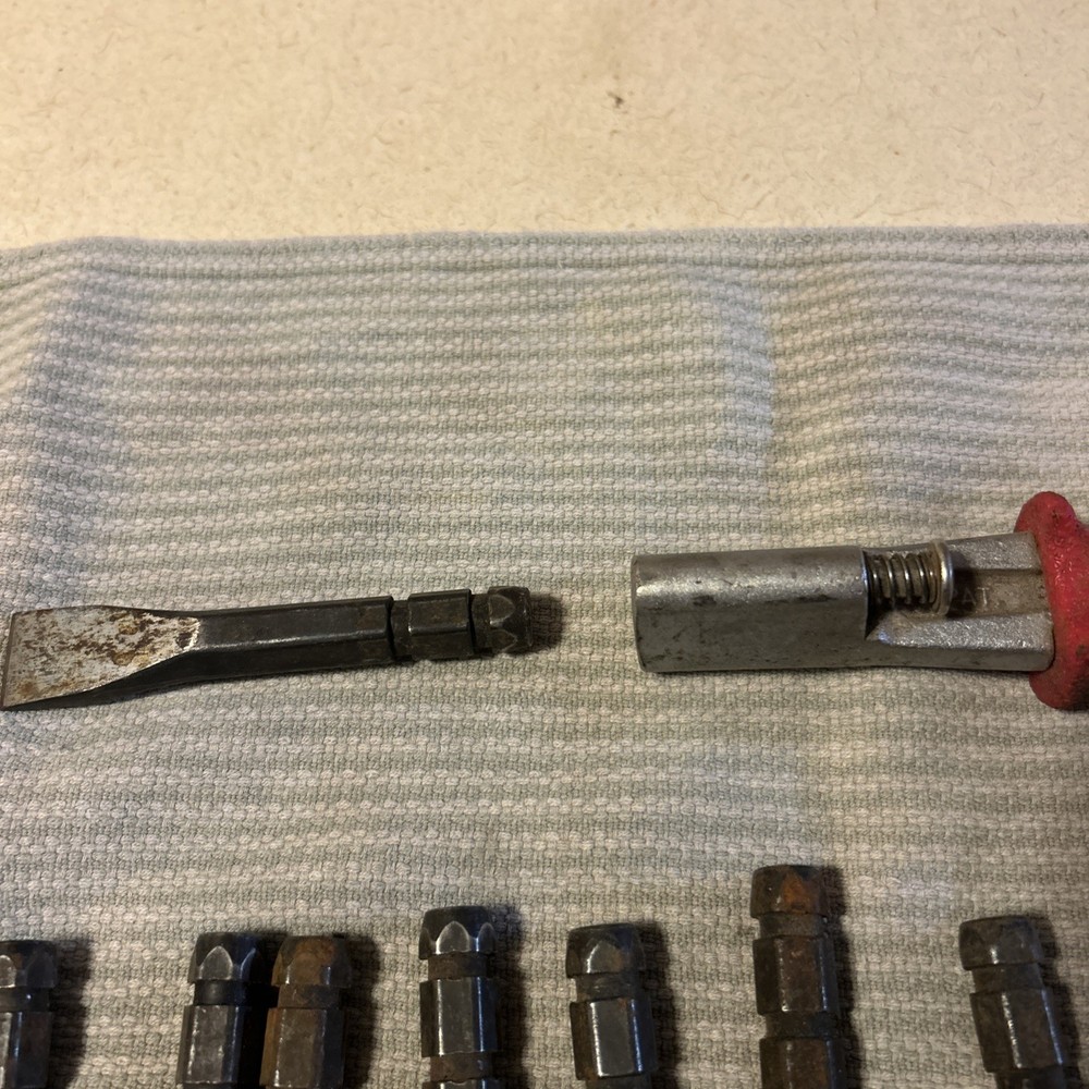 OTC 4605-01 11 Piece Interchangeable Quick Change Punch & Chisel Set