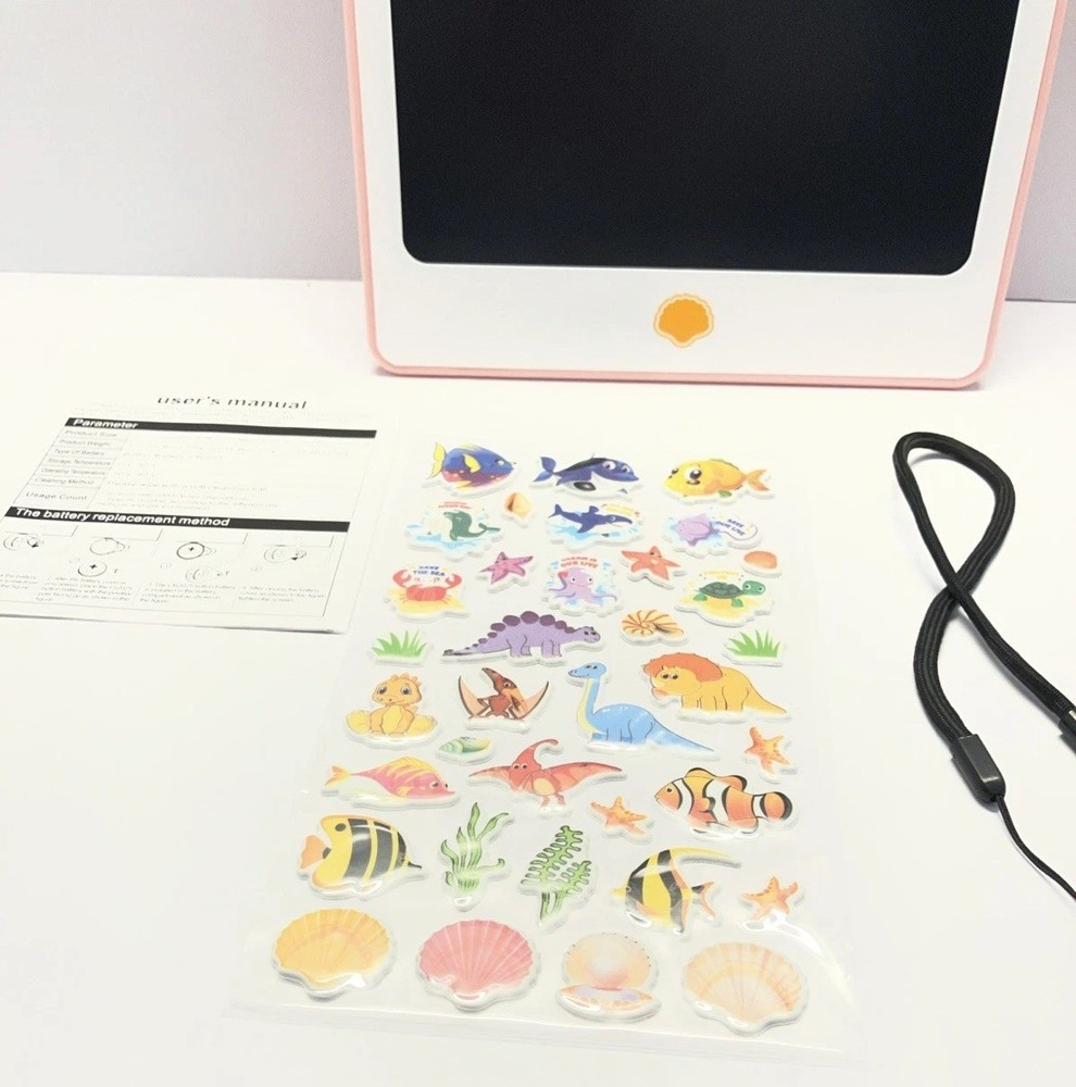 LCD Writing Tablet 10 Inch Pink