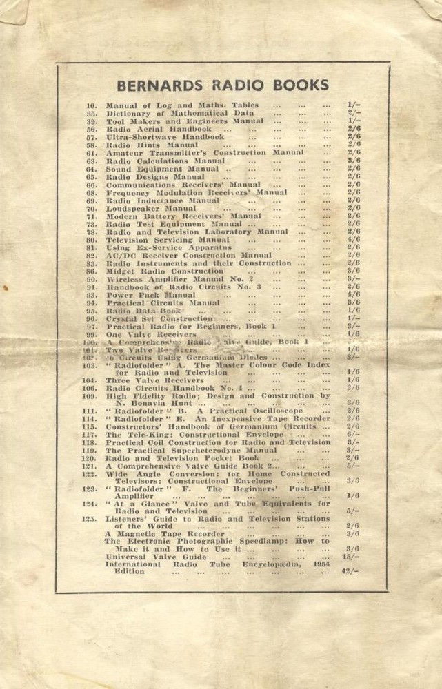 BABANI~ CRYSTAL SET CONSTRUCTION - AN ORIGINAL CIRCA 1950 RARE!! REF: 9541D